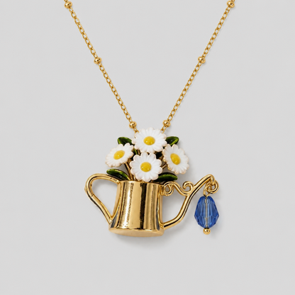 Flower Pot Necklace