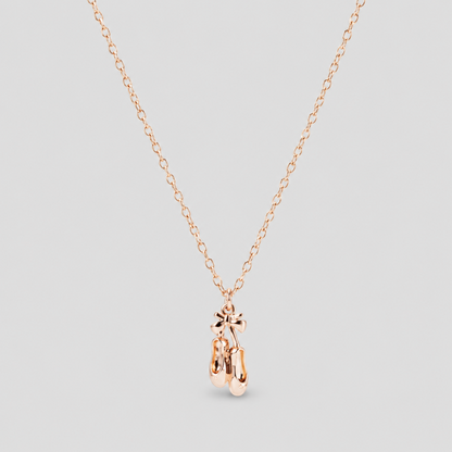 Ballet Shoe Pendant Necklace