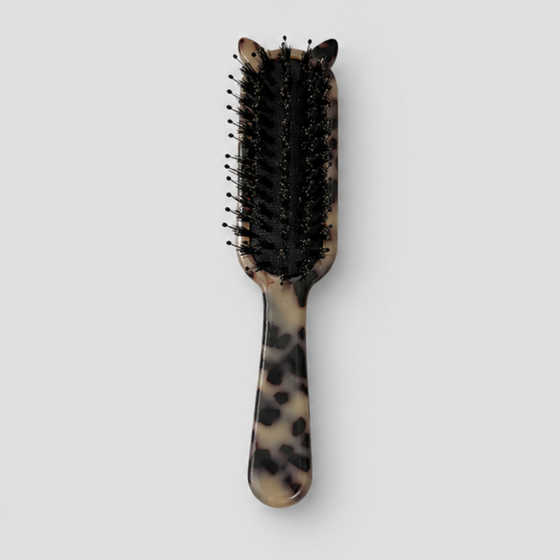 Leopard Print Brush Comb