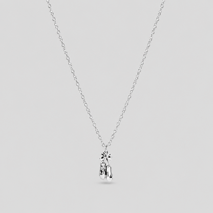 Ballet Shoe Pendant Necklace