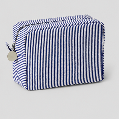 Ribbed Cosmetic Pouch