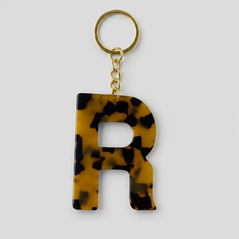 Letter Initial Keychain