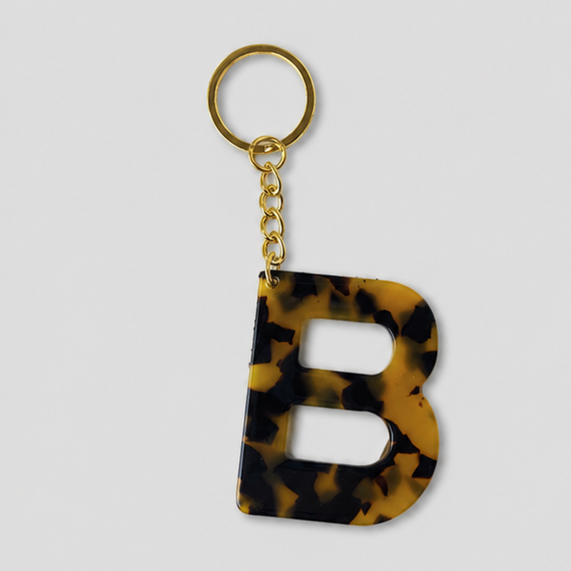 Letter Initial Keychain