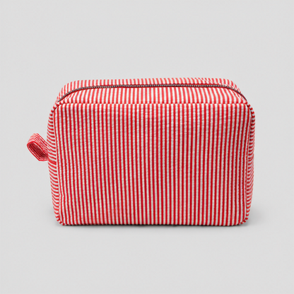 Ribbed Cosmetic Pouch