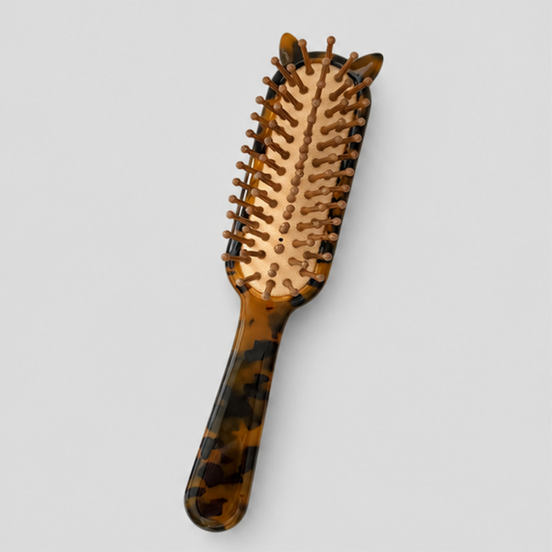 Leopard Print Brush Comb