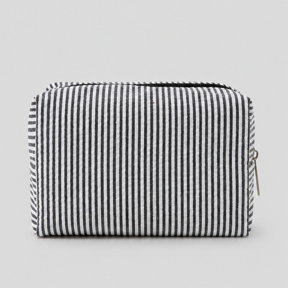 Striped Makeup Pouch