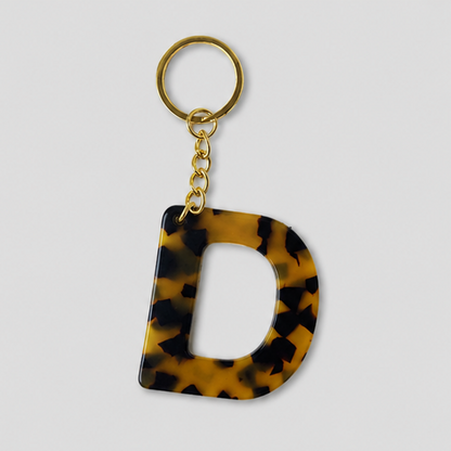 Letter Initial Keychain