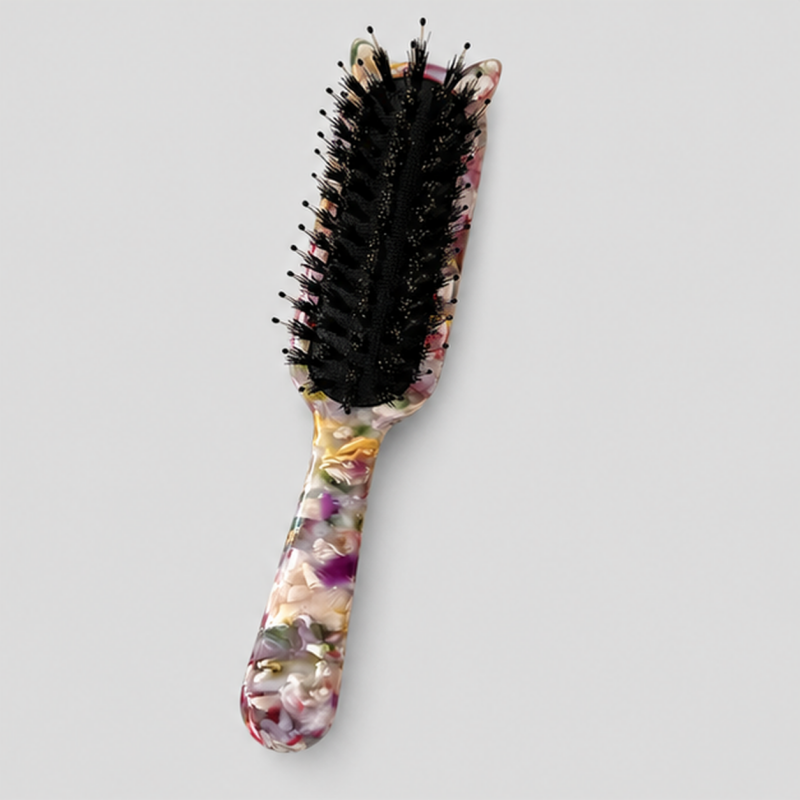 Leopard Print Brush Comb