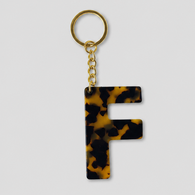 Letter Initial Keychain