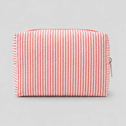 Striped Makeup Pouch