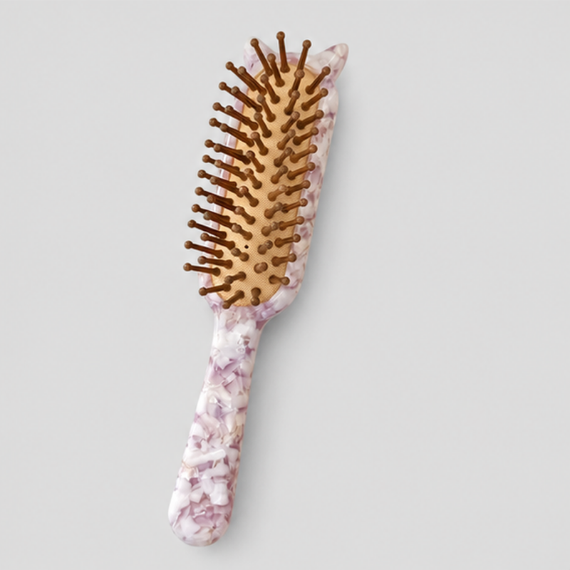 Leopard Print Brush Comb