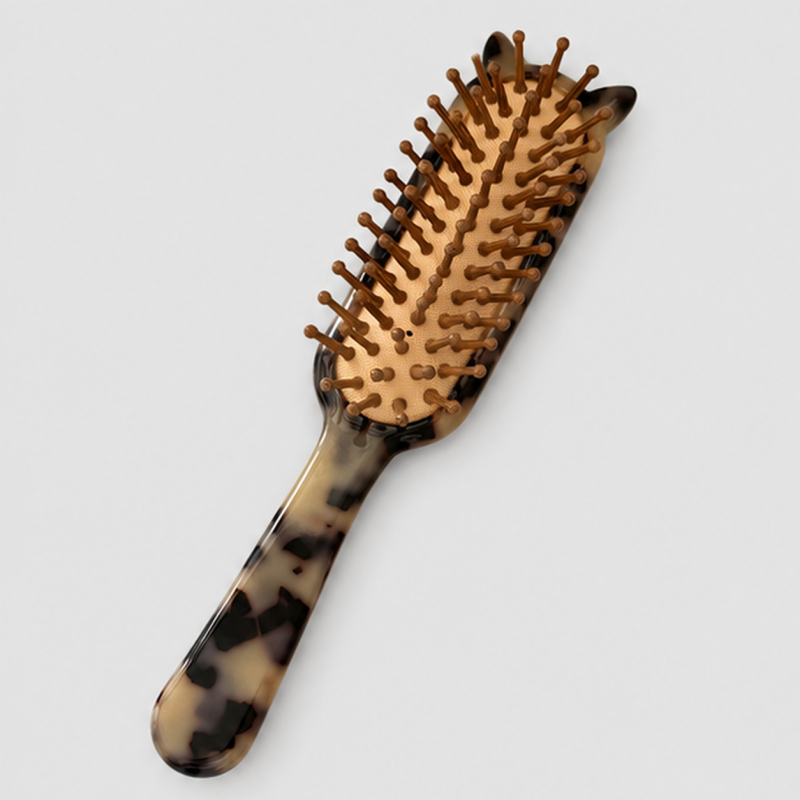 Leopard Print Brush Comb