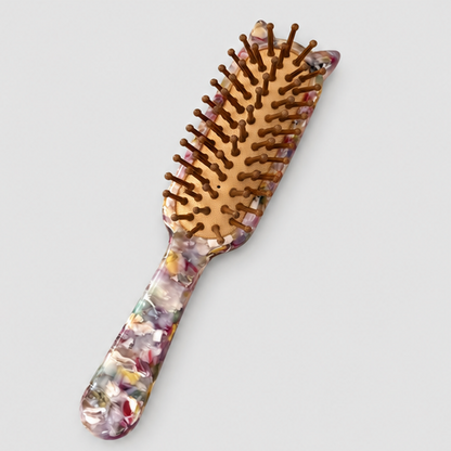 Leopard Print Brush Comb