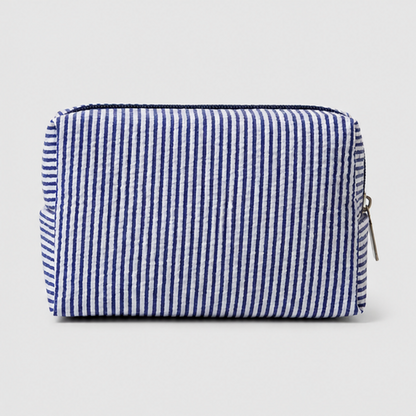 Striped Makeup Pouch