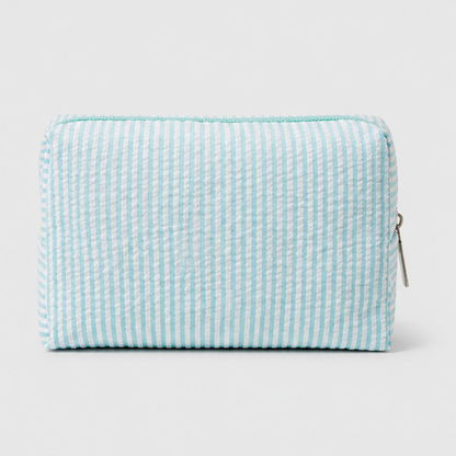 Striped Makeup Pouch