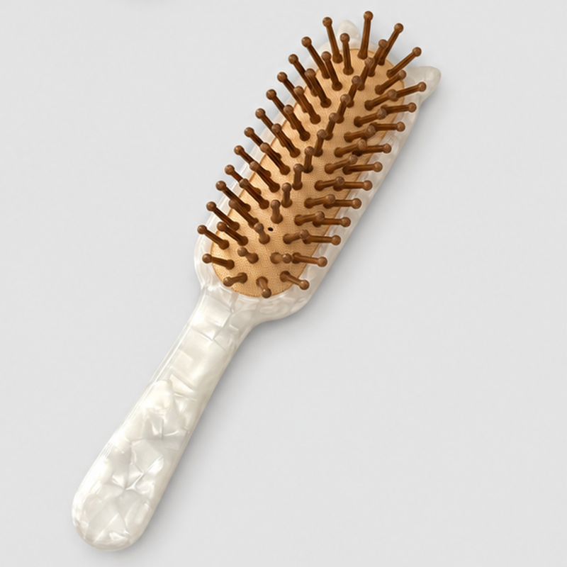 Leopard Print Brush Comb