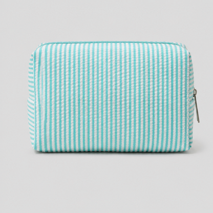 Striped Makeup Pouch