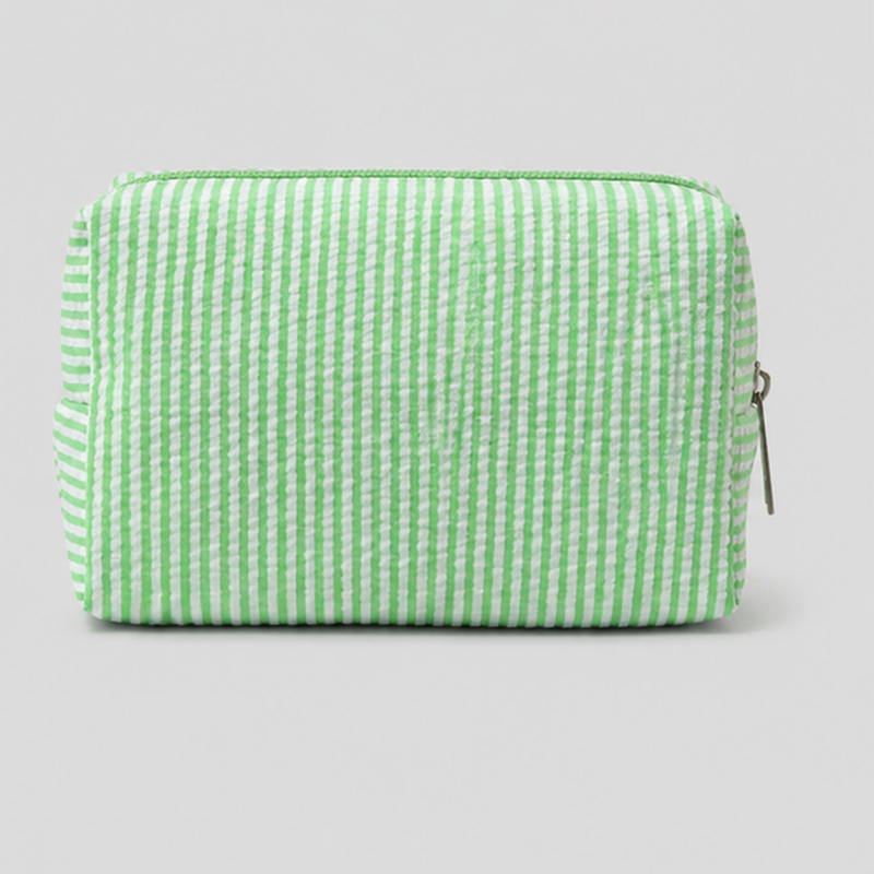 Striped Makeup Pouch