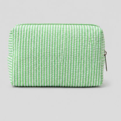Striped Makeup Pouch