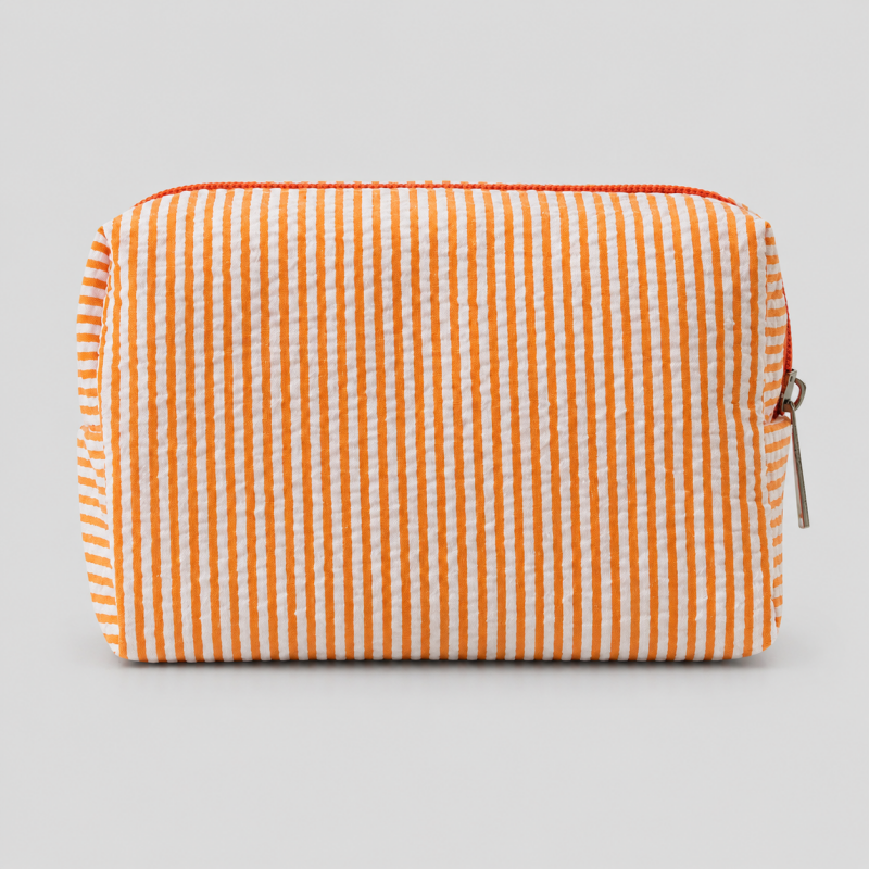 Striped Makeup Pouch
