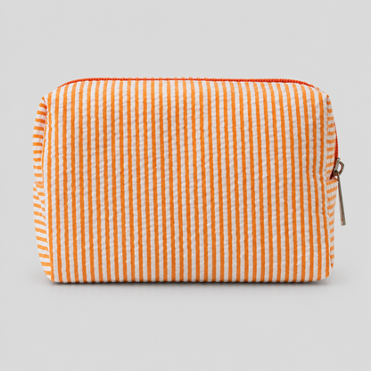 Striped Makeup Pouch