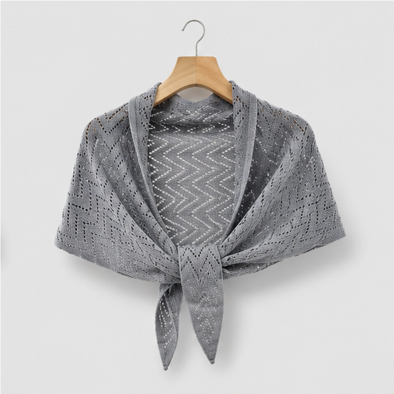 Crochet Triangle Scarf Wrap
