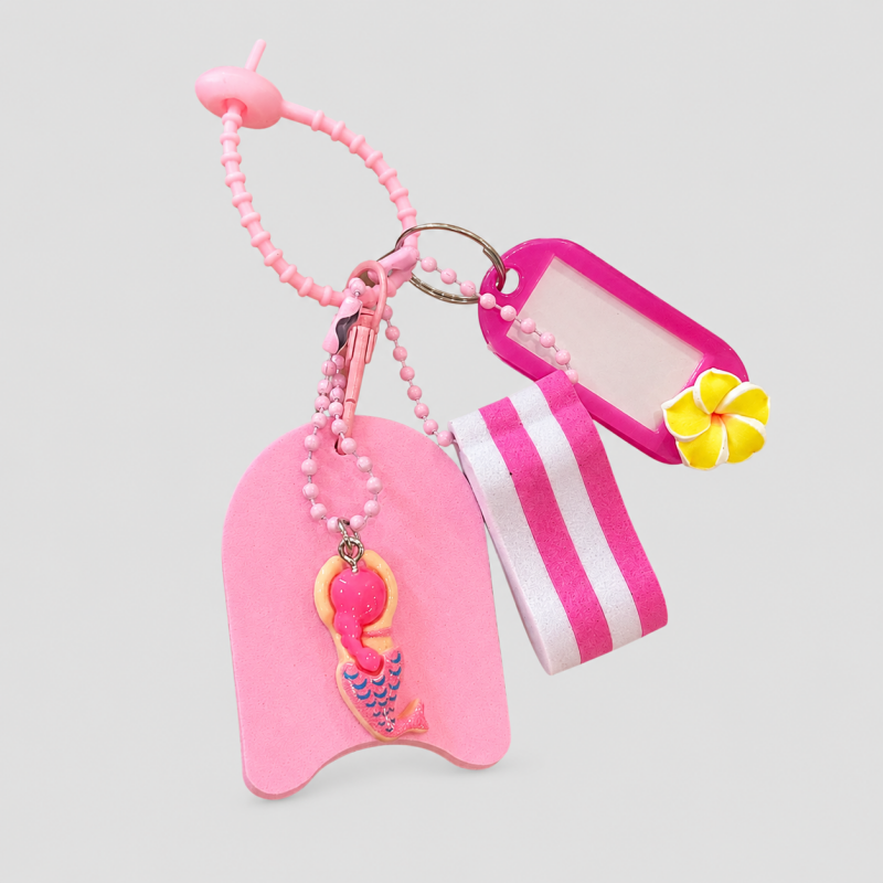 Beach Swim Float Keychain