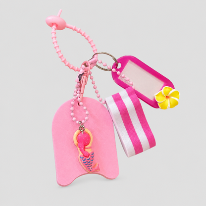 Beach Swim Float Keychain