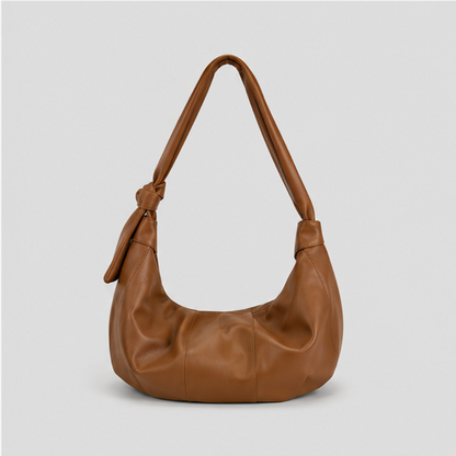 Slouchy Knotted Shoulder Bag
