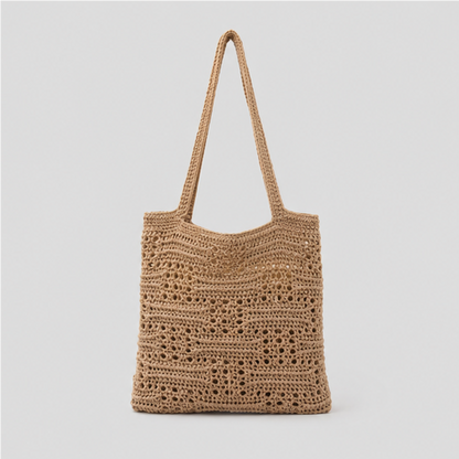 Openwork Square Tote Bag