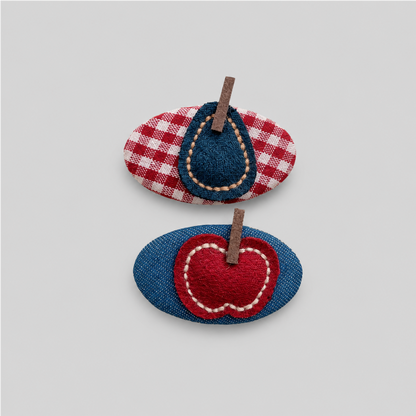 Fruit Patch Hair Clip Set