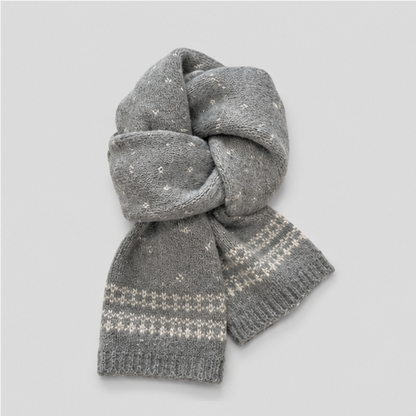 Knit Wool Blend Warm Scarf