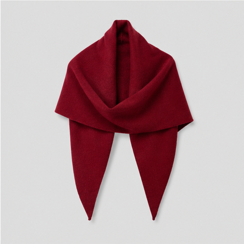 Color Drape Triangle Wrap