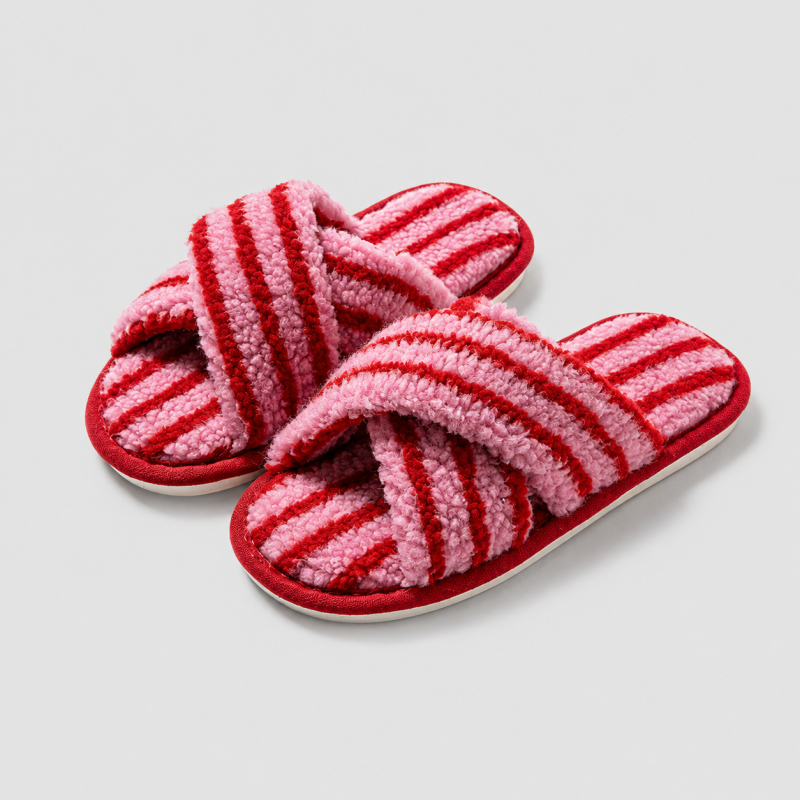 Cross Band Slippers