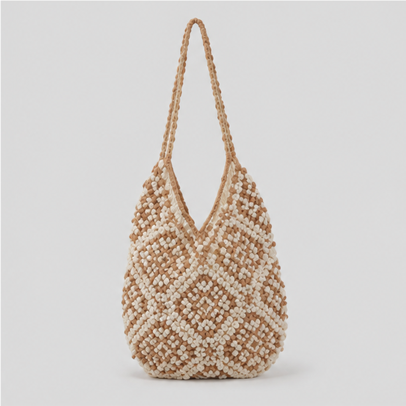 Geometry Crochet Shoulder Bag