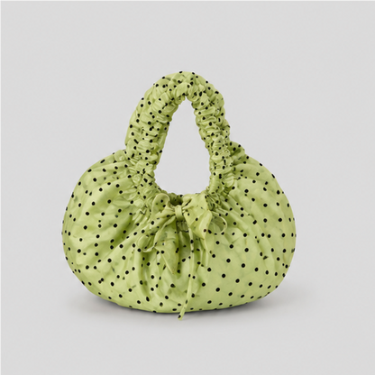Sheer Polka Dot Handle Bag