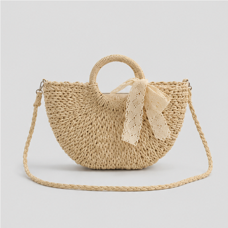 Crochet Hobo Shoulder Bag
