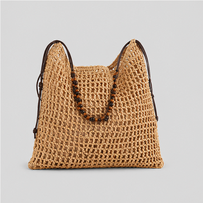 Woven Slouch Shoulder Bag