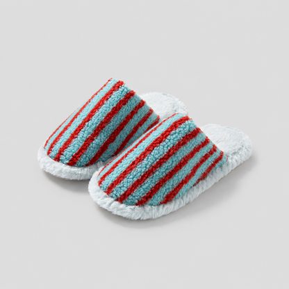 Striped Slide Slippers
