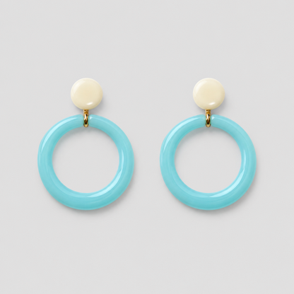 Acrylic Hoop Earrings