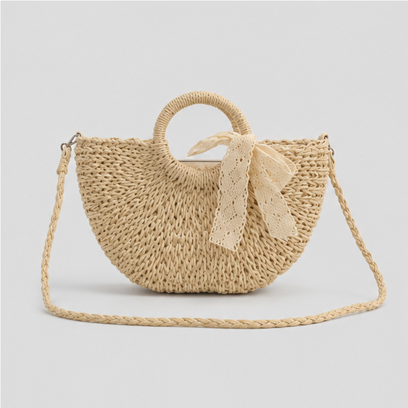 Crochet Hobo Shoulder Bag