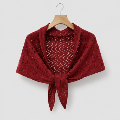 Crochet Triangle Scarf Wrap