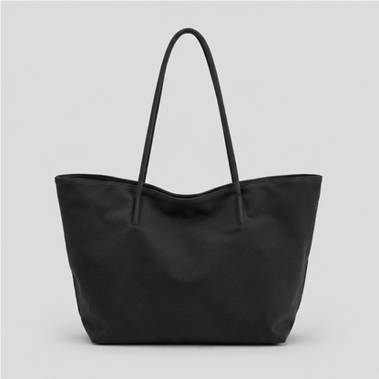 Color Block Shopper Tote Bag