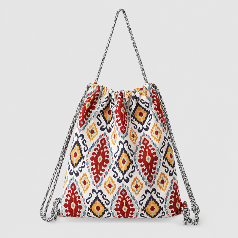 Pattern Drawstring Bag