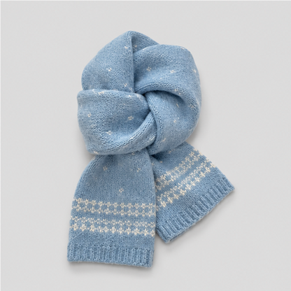 Knit Wool Blend Warm Scarf