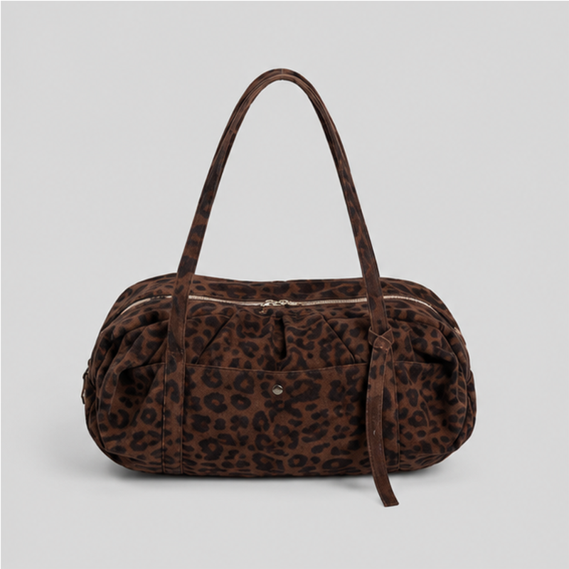 Leopard Print Shoulder Bag