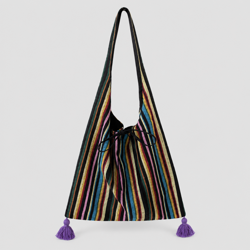 Striped Tote Bag