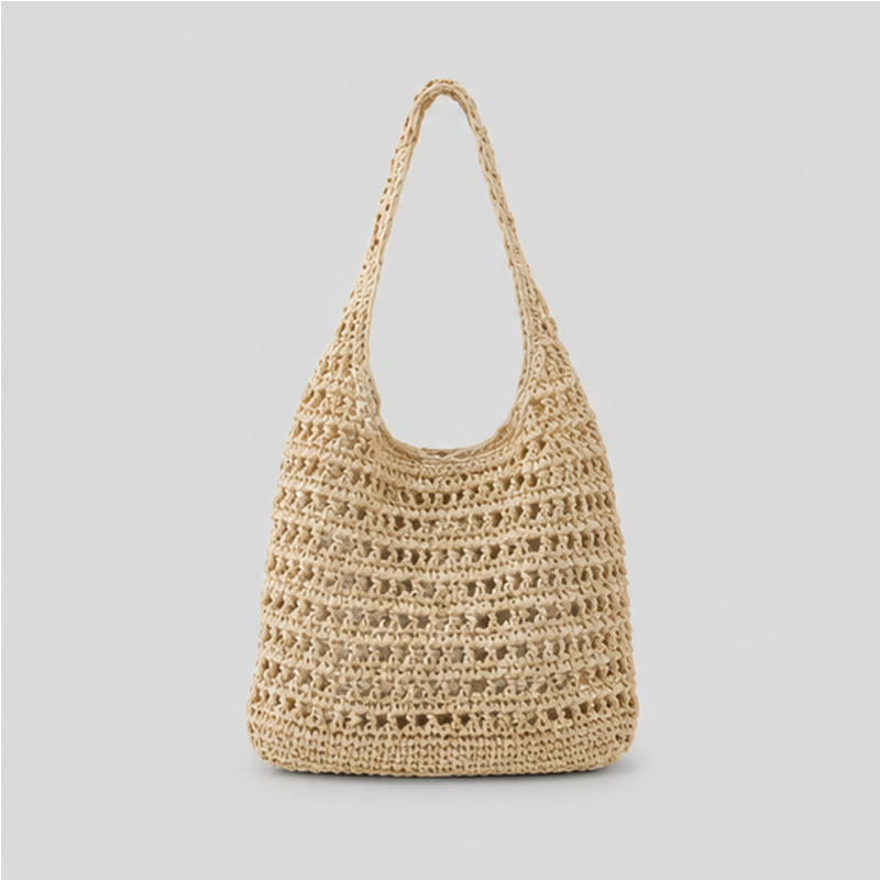Crochet Scoop Shoulder Bag