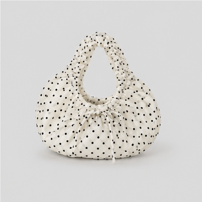 Sheer Polka Dot Handle Bag