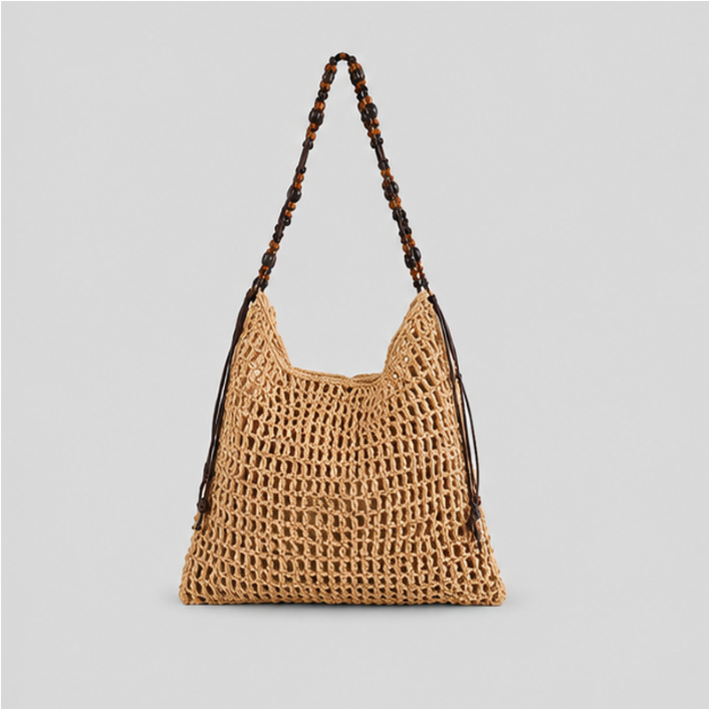 Woven Slouch Shoulder Bag